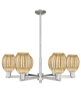 Mid. Chandeliers Glass Up by Innovations ( 405 | 716-6CR-SN-G459-6ME Arcadia ) 