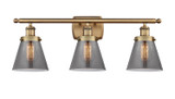 Bathroom Fixtures Three Lights by Innovations ( 405 | 916-3W-BB-G63-LED Ballston Urban ) 