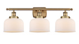 Bathroom Fixtures Three Lights by Innovations ( 405 | 916-3W-BB-G71-LED Ballston Urban ) 