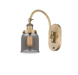 Sconces Single Glass by Innovations ( 405 | 918-1W-BB-G53-LED Franklin Restoration ) 