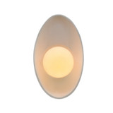 Sconces Single Glass by Justice Designs ( 102 | CER-3045-MAT Ambiance ) 