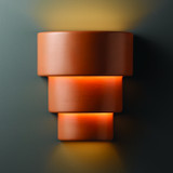 Exterior Sconces by Justice Designs ( 102 | CER-2235W-TERA Ambiance ) 