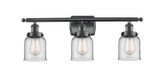 Bathroom Fixtures Three Lights by Innovations ( 405 | 916-3W-BK-G52 Ballston Urban ) 