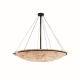 Pendants Bowl Style by Justice Designs ( 102 | ALR-9699-35-DBRZ Alabaster Rocks ) 