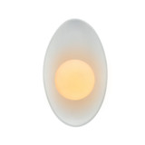Sconces Single Glass by Justice Designs ( 102 | CER-3045-WHT Ambiance ) 
