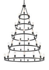 Large Chandeliers Ring/Halo by Innovations ( 405 | 8203456-BK-LED Ballston ) 