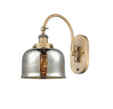 Sconces Single Glass by Innovations ( 405 | 918-1W-BB-G78-LED Franklin Restoration ) 