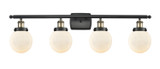 Bathroom Fixtures Four Lights by Innovations ( 405 | 916-4W-BAB-G201-6-LED Ballston Urban ) 