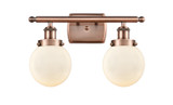 Bathroom Fixtures Two Lights by Innovations ( 405 | 916-2W-AC-G201-6 Ballston Urban ) 