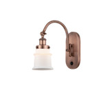 Sconces Single Glass by Innovations ( 405 | 918-1W-AC-G181S-LED Franklin Restoration ) 