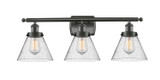Bathroom Fixtures Three Lights by Innovations ( 405 | 916-3W-OB-G44-LED Ballston Urban ) 