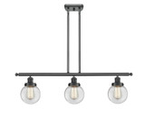 Linear/Island 3 Light Bar by Innovations ( 405 | 916-3I-BK-G202-6-LED Ballston Urban ) 