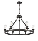 Mid. Chandeliers Candle by Innovations ( 405 | 830-BK-LED Ballston ) 
