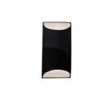 Exterior Wall Mt./Flush by Justice Designs ( 102 | CER-5750W-BKMT Ambiance ) 