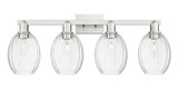 Bathroom Fixtures Four Lights by Innovations ( 405 | 716-4W-SN-G459-6CL Arcadia ) 