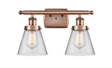 Bathroom Fixtures Two Lights by Innovations ( 405 | 916-2W-AC-G62-LED Ballston Urban ) 