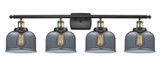 Bathroom Fixtures Four Lights by Innovations ( 405 | 916-4W-BAB-G73 Ballston Urban ) 