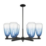 Mid. Chandeliers Glass Up by Innovations ( 405 | 716-6CR-BK-G480-6SB Arcadia ) 