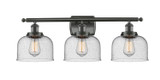 Bathroom Fixtures Three Lights by Innovations ( 405 | 916-3W-OB-G74-LED Ballston Urban ) 
