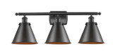 Bathroom Fixtures Three Lights by Innovations ( 405 | 916-3W-OB-M13 Ballston Urban ) 