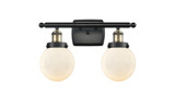 Bathroom Fixtures Two Lights by Innovations ( 405 | 916-2W-BAB-G201-6 Ballston Urban ) 