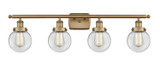 Bathroom Fixtures Four Lights by Innovations ( 405 | 916-4W-BB-G202-6 Ballston Urban ) 