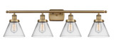 Bathroom Fixtures Four Lights by Innovations ( 405 | 916-4W-BB-G42-LED Ballston Urban ) 