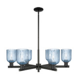 Mid. Chandeliers Glass Up by Innovations ( 405 | 716-6CR-BK-G559-5BL Arcadia ) 