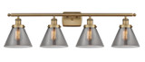 Bathroom Fixtures Four Lights by Innovations ( 405 | 916-4W-BB-G43-LED Ballston Urban ) 