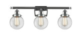 Bathroom Fixtures Three Lights by Innovations ( 405 | 916-3W-PC-G202-6 Ballston Urban ) 
