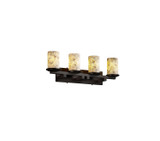 Bathroom Fixtures Four Lights by Justice Designs ( 102 | ALR-8774-10-DBRZ-LED4-2800 Alabaster Rocks ) 