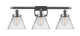 Bathroom Fixtures Three Lights by Innovations ( 405 | 916-3W-PC-G42-LED Ballston Urban ) 