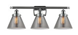 Bathroom Fixtures Three Lights by Innovations ( 405 | 916-3W-PC-G43-LED Ballston Urban ) 