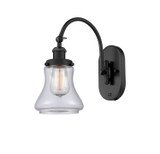 Sconces Single Glass by Innovations ( 405 | 918-1W-BK-G192 Franklin Restoration ) 