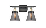 Bathroom Fixtures Two Lights by Innovations ( 405 | 916-2W-BAB-G63-LED Ballston Urban ) 