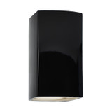 Sconces Pocket by Justice Designs ( 102 | CER-0910W-BLK-LED1-1000 Ambiance ) 
