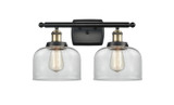 Bathroom Fixtures Two Lights by Innovations ( 405 | 916-2W-BAB-G72 Ballston Urban ) 