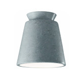 Flush Mounts Glass Down by Justice Designs ( 102 | CER-6170W-CONC Radiance ) 