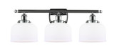 Bathroom Fixtures Three Lights by Innovations ( 405 | 916-3W-PC-G71-LED Ballston Urban ) 