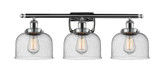 Bathroom Fixtures Three Lights by Innovations ( 405 | 916-3W-PC-G74-LED Ballston Urban ) 