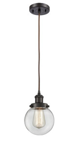 Mini Pendants Cable by Innovations ( 405 | 916-1P-OB-G202-6-LED Ballston Urban ) 