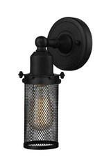 Sconces Metal by Innovations ( 405 | 900-1W-BK-CE219-BK Austere ) 