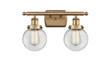 Bathroom Fixtures Two Lights by Innovations ( 405 | 916-2W-BB-G202-6 Ballston Urban ) 