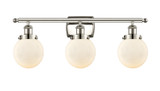 Bathroom Fixtures Three Lights by Innovations ( 405 | 916-3W-PN-G201-6-LED Ballston Urban ) 