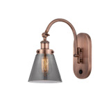 Sconces Single Glass by Innovations ( 405 | 918-1W-AC-G63-LED Franklin Restoration ) 