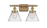 Bathroom Fixtures Two Lights by Innovations ( 405 | 916-2W-BB-G42-LED Ballston Urban ) 