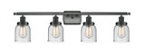 Bathroom Fixtures Four Lights by Innovations ( 405 | 916-4W-BK-G54 Ballston Urban ) 