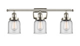 Bathroom Fixtures Three Lights by Innovations ( 405 | 916-3W-PN-G52-LED Ballston Urban ) 