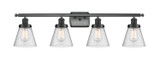Bathroom Fixtures Four Lights by Innovations ( 405 | 916-4W-BK-G64 Ballston Urban ) 