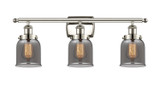Bathroom Fixtures Three Lights by Innovations ( 405 | 916-3W-PN-G53-LED Ballston Urban ) 